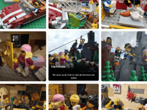 (Bij gebrek aan een) diaprojector…